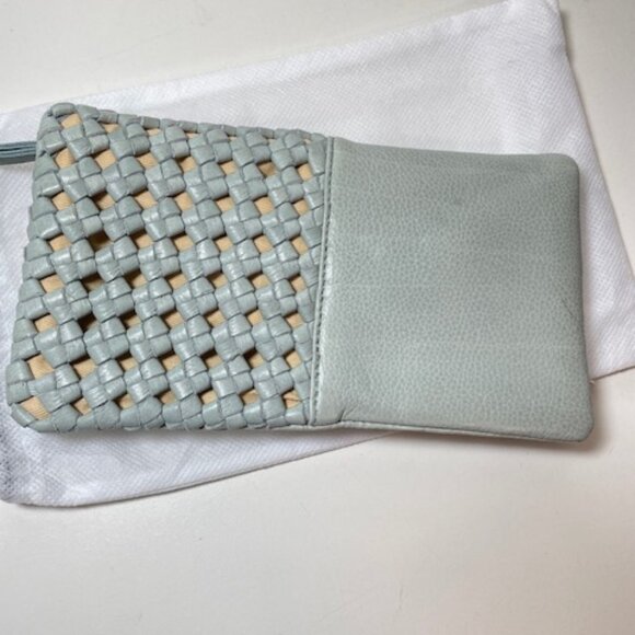 Latico Leathers Whitney Wallet/Clutch Sky Blue Brand New - Picture 1 of 4